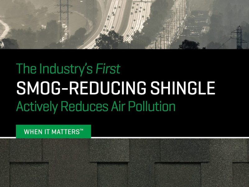 Smog-Reducing Shingles