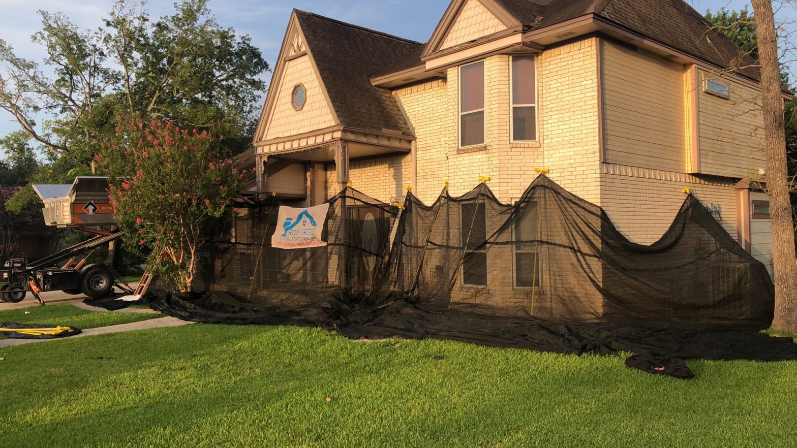 Equipter and Netting System in Place